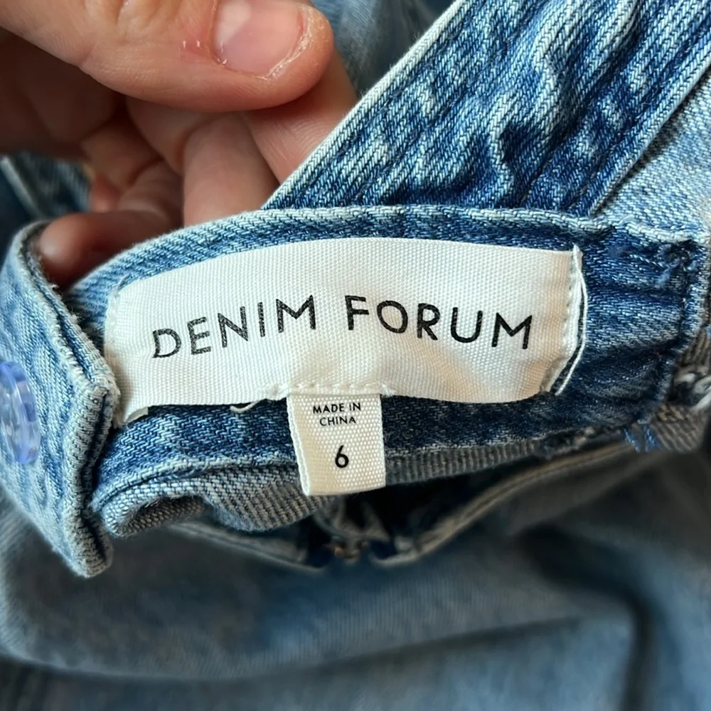 Denim Forum Blue Wrap Dress - Picture 9 of 10